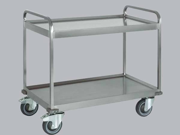 stainless steel tray rack trolley
